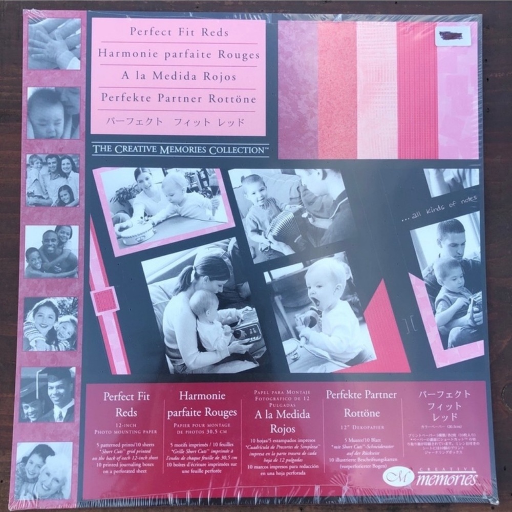 creative memories perfect fit reds photo paper